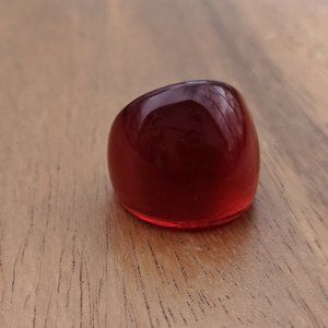 Red Moonglow Ring Size 7